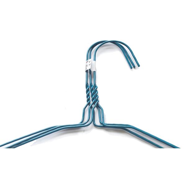Customizable Wire Suit Hanger for Organizing Clothes White Blue Yellow Or Customized 2500 Boxes Container Loading