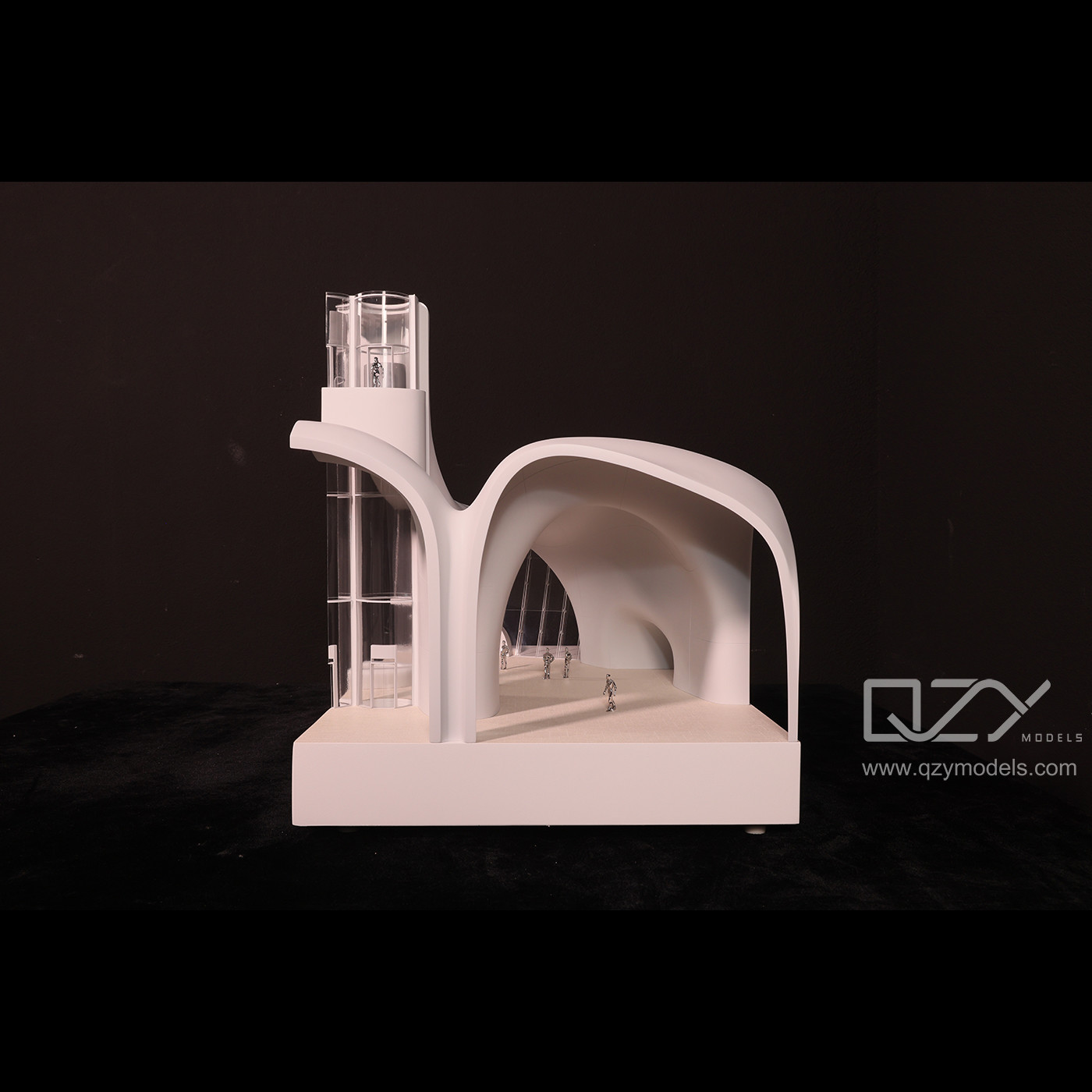 Structural Physical Architecture Model MAD 1:50 Lucas Museum Of Narrative Art Section