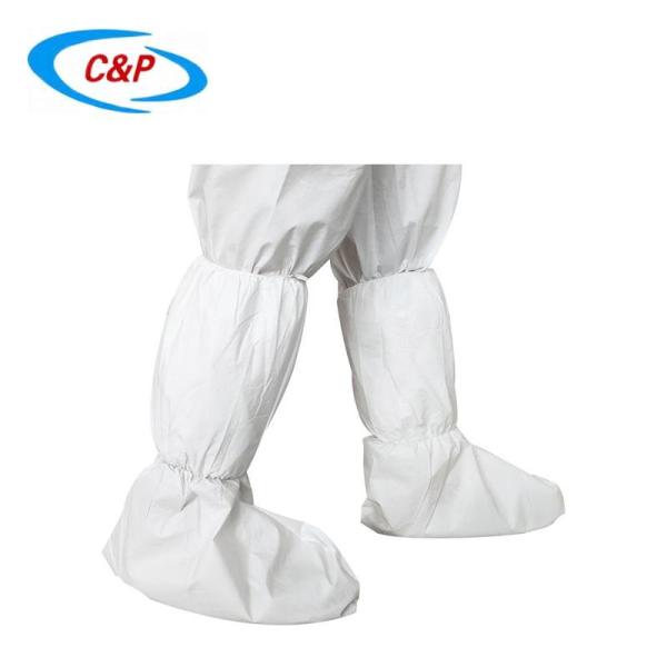 Quality SMS Non Woven Disposable Boot Cover Breathable Shoe Cover for sale