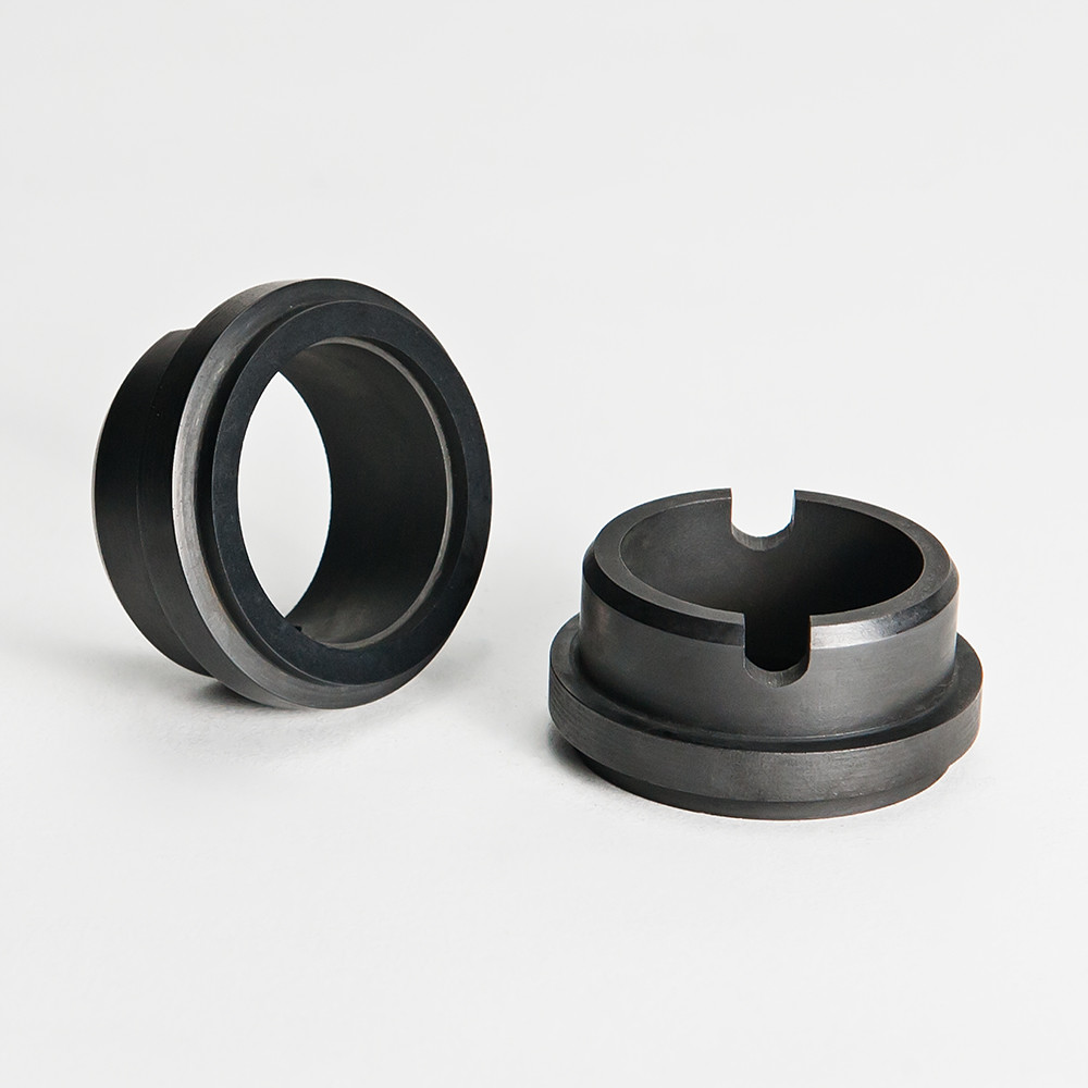 Self Lubrication Carbon Graphite Bushings High Temp Resistance Impact Resistance