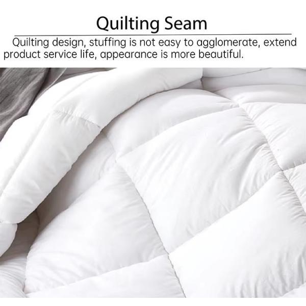 Wholesale White Microfiber Down Quilt Duvet Soft (JRD527)
