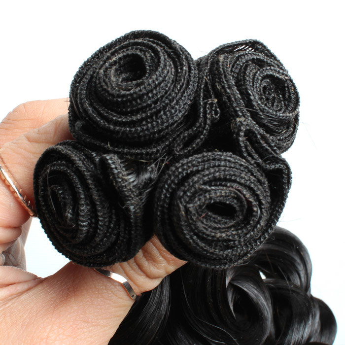 Grade 7A Malalysian Virgin Hair Virgin Human Hair Machine Made Sewing Weft