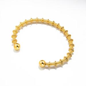 China Bamboo-like Golden Bracelet for Women wholesale