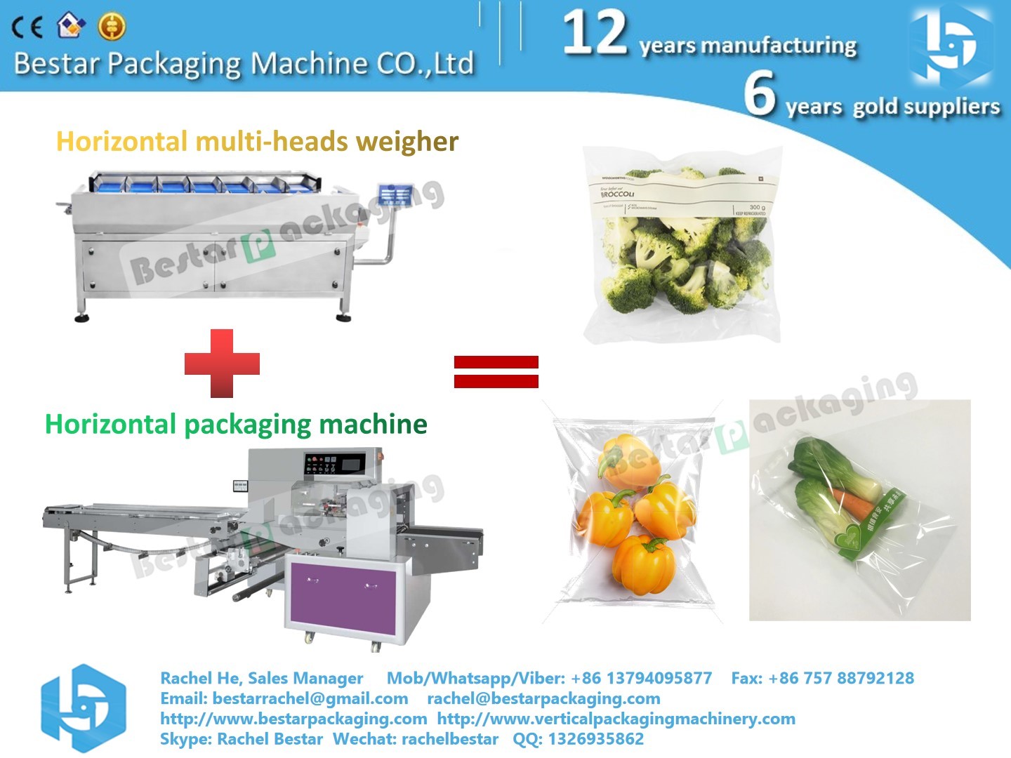 How to pack multiple vegetables with automatic weighing function