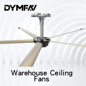 China 4.3m 0.7kw Gearless Warehouse Ceiling Fans 95 RPM Industrial Outdoor Ceiling Fan wholesale