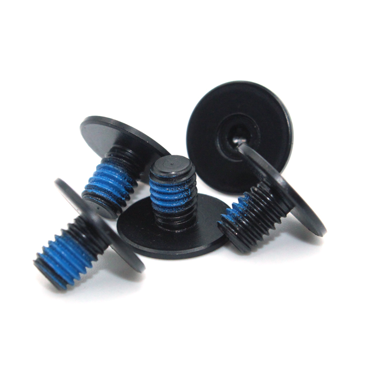 M2 M2.5 M3 M3.5 M4 M5 M6 M8 Black Hexagon Socket Half Thread Allen Head Screws