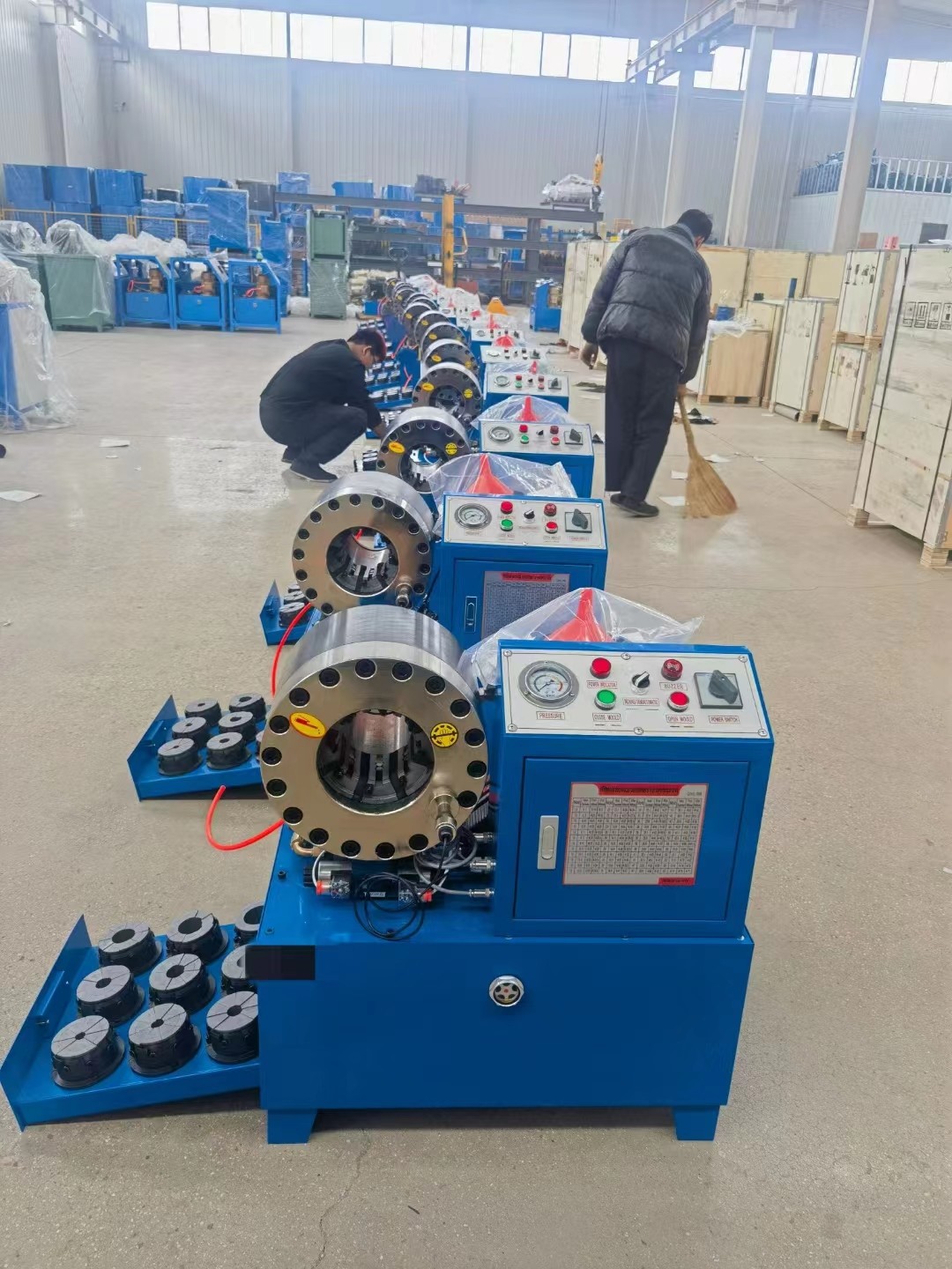 245Kg DX68 Hose Crimping Machine With Max Opening 114mm Dimension 730*480*740 Mm