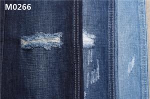 China Selvedge 100 Cotton Denim Fabric For Jeans Dark Blue wholesale