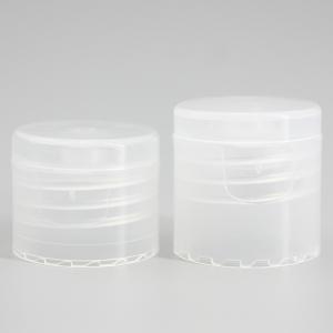 China PP White Disc Snap 24mm Flip Top Lid wholesale