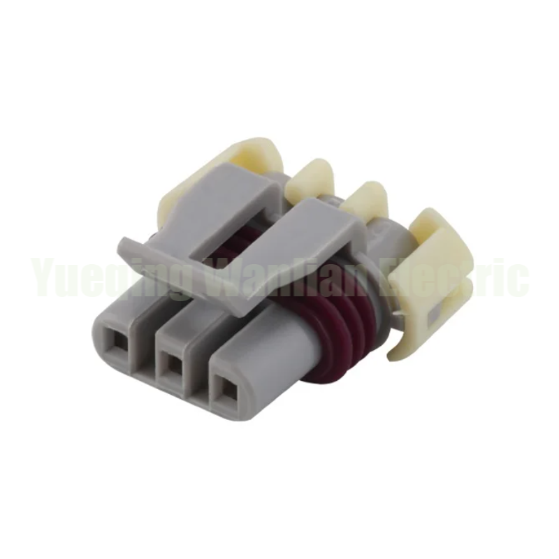 Grey 121209946 3 Pin Automotive Connector Waterproof Free Sample