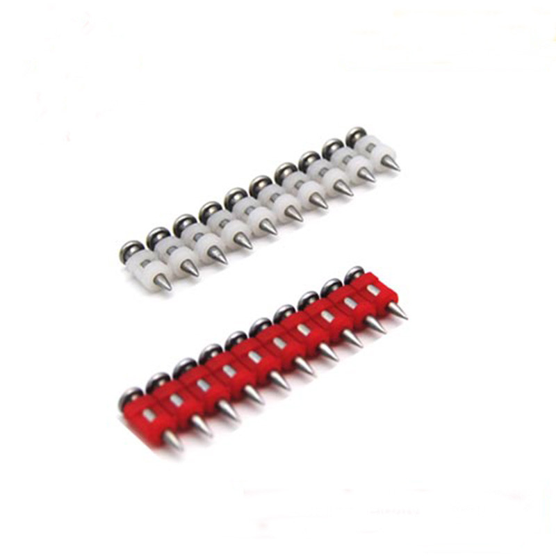 Drywall Blue Strip Concrete Coated Nails For Construction / Decoration 2.7mm*20mm