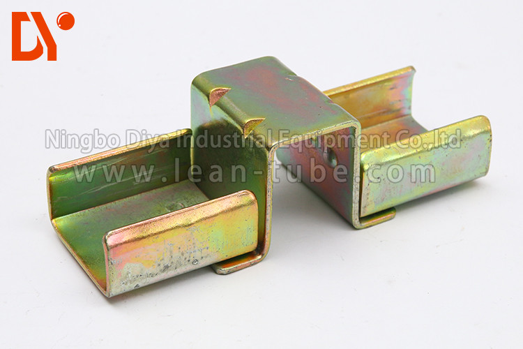 Galvanized Sheet Metal Connectors , Anti - Rust Sliding Track Hardware
