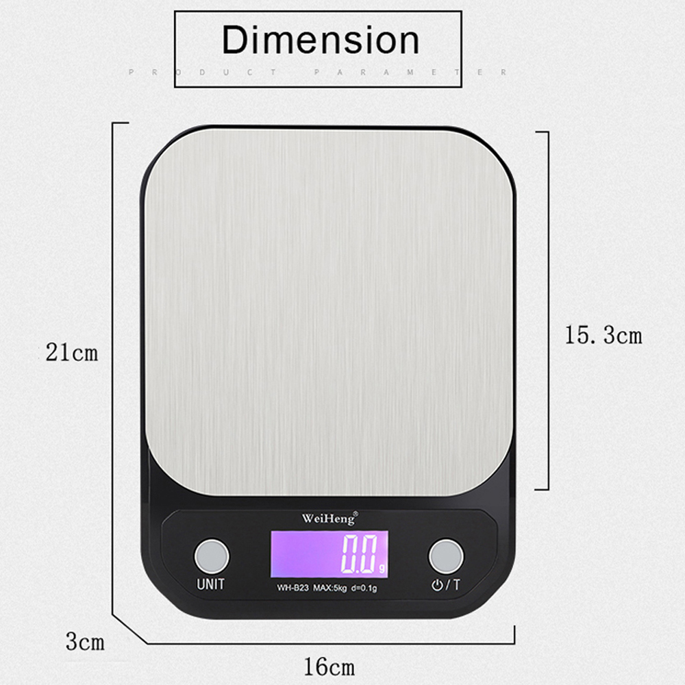 Digital Battery-Powered Hospital Medicine Weighing Scale 0.1g Maximum Weight Recommendation 50kg Weiheng WH-B23