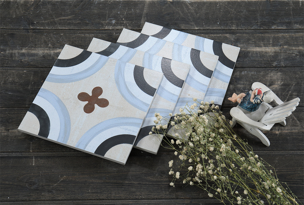 Non-Slip Flooring 20x20cm Ceramic Rustic Tiles For Decoration And Durable Wall Tile For Building