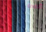 30 Years Experience Washing Fabric Sofa Covers / Embroidered Velvet Fabric