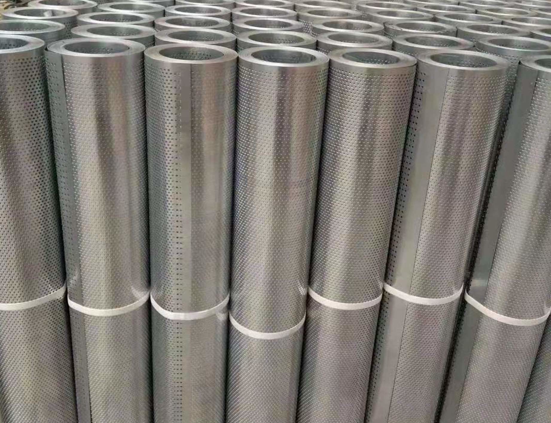 Galvanized Round Hole Perforated Sheet 0.5mm 200mm Perforated Grill Sheet