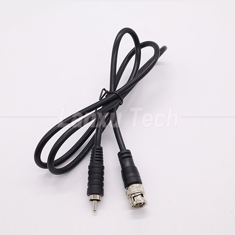 BNC Male to RCA Male AV Extension Cable for CCTV Camera