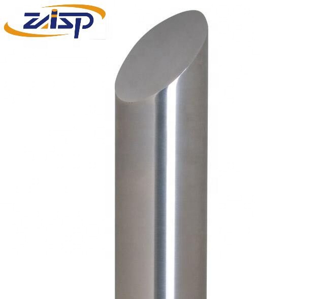 304 316 SS Airport Street Mitred Top Bollard with Reflective Trip and Slop