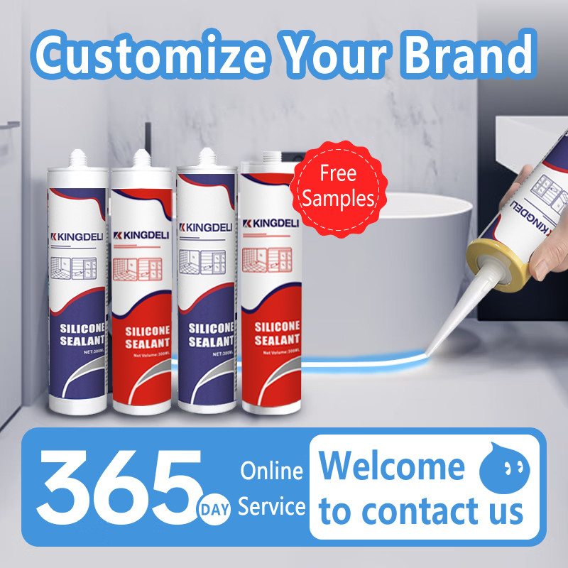 Waterproof Glass Acetic Cure Silicone Sealant Glue For Bathroom Factory Direct