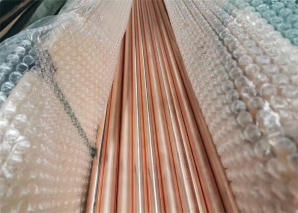 Cu-DHP C12000 Air Conditioning Straight Copper Tube s For The Manufacturing Of