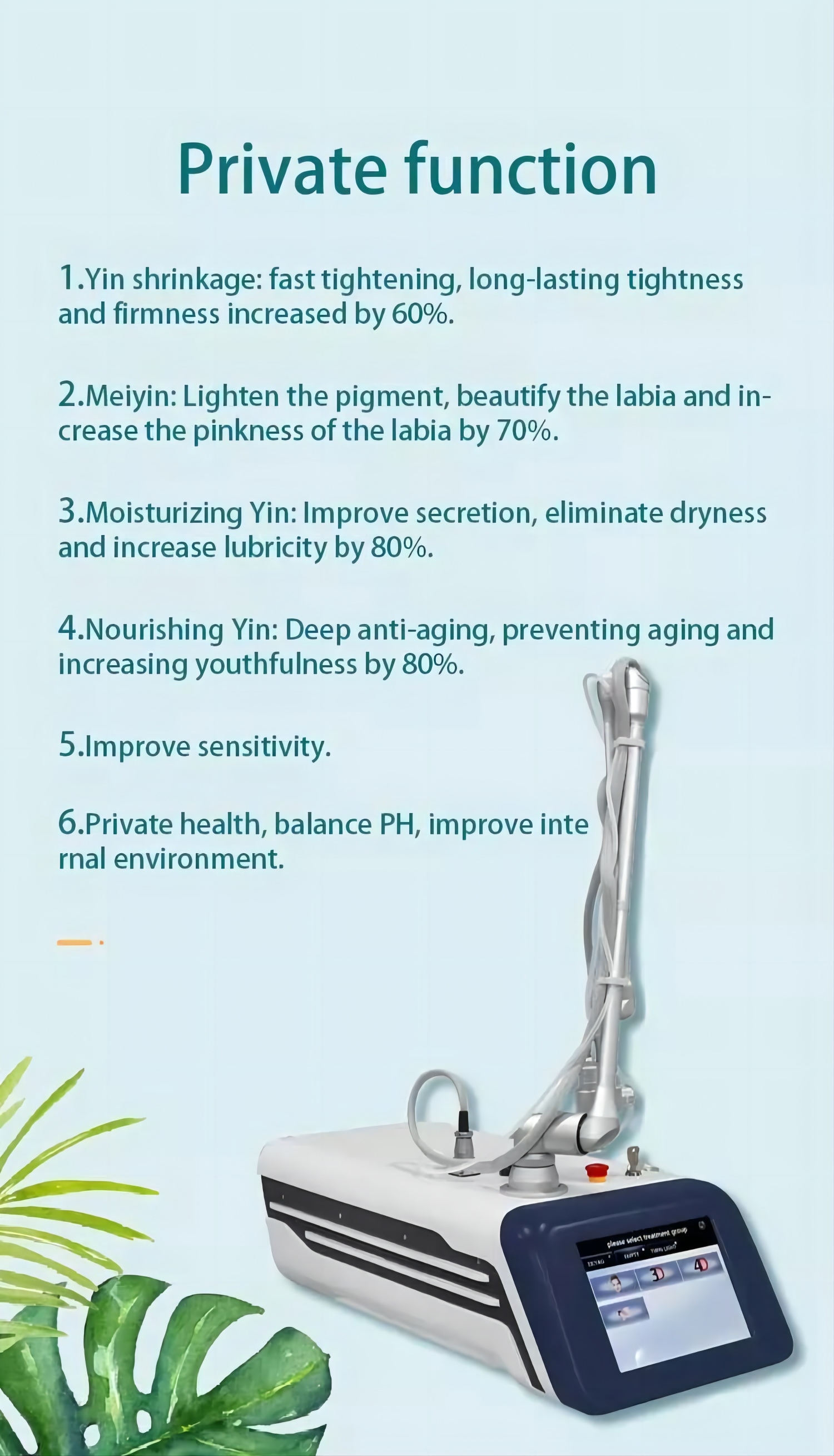 RF Fractional Co2 Laser Machine 4D Skin Resurfacing For Acne Treatment