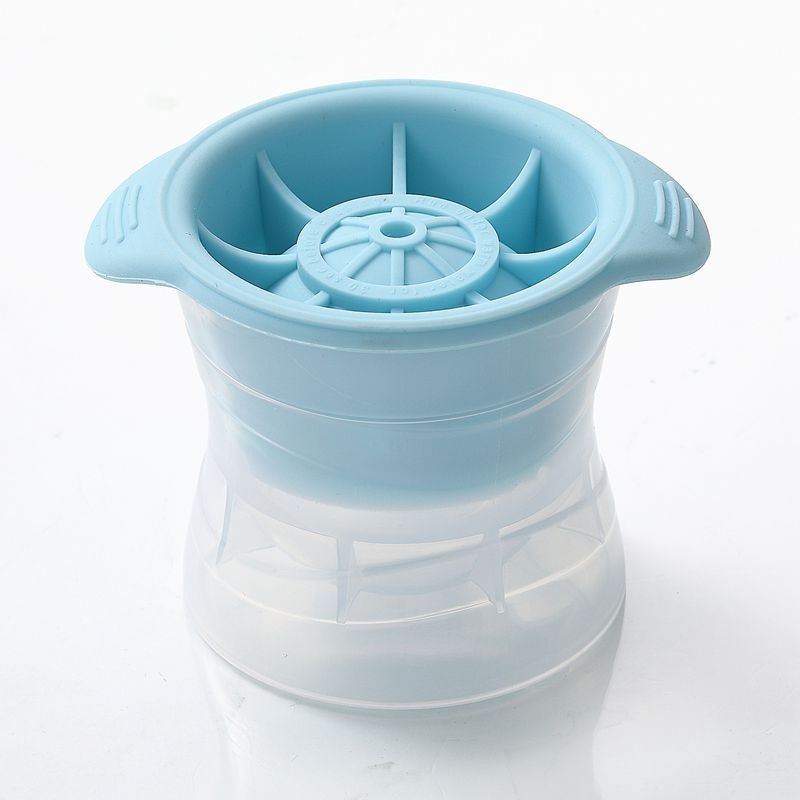 Silicone Freezer Press Sphere Ice Ball Maker Mold Large Round For Whisky Scotch Cocktail Drinks Ice Balls