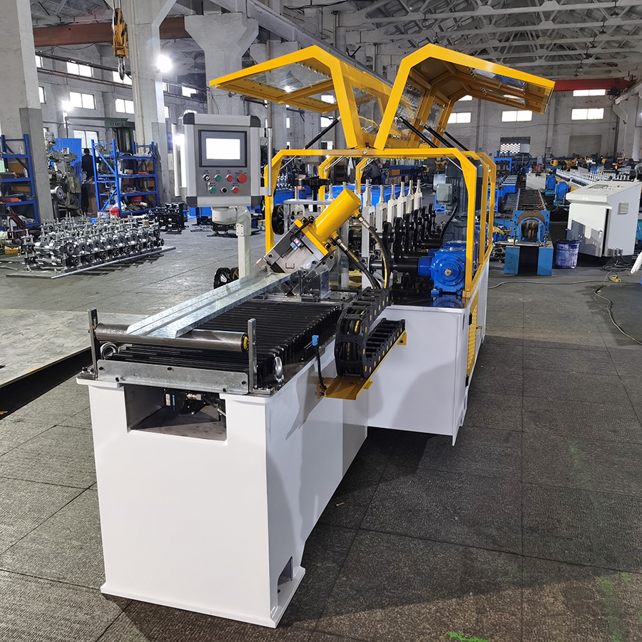 5000kg Mobile Guard Gutter Rolling Machine For Tile Forming