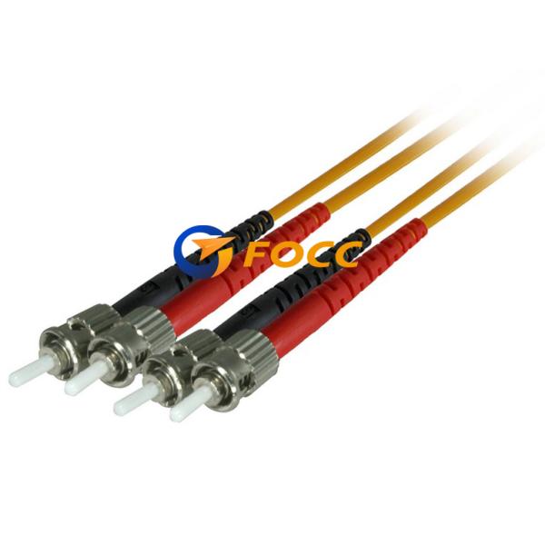 2.0mm Orange Fibre Patch Cables ST Duplex OM2 Multimode PVC Jacketed