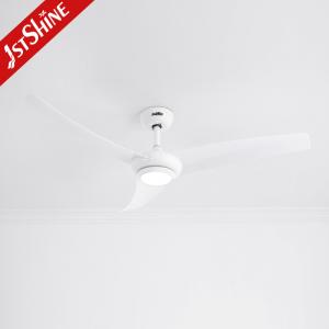 China White Modern ABS Quiet Ceiling Fan , DC LED Ceiling Fan With Remote Control wholesale