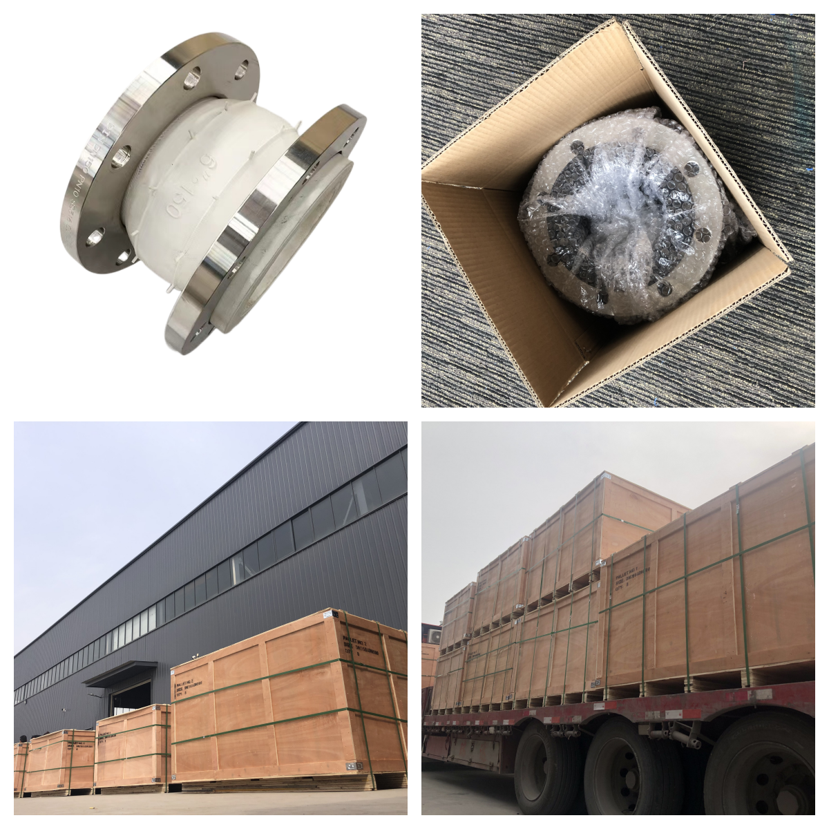 Safer and Healthier Food Grade Rubber Flexible Connector with Forged/Vulcanization