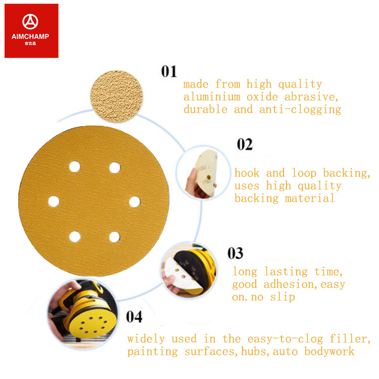Multiple Holes Hook And Loop Disc