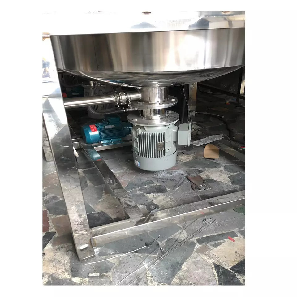 SUS316L Body Lotion Cosmetic Emulsifier Mixer Making Machine Practical
