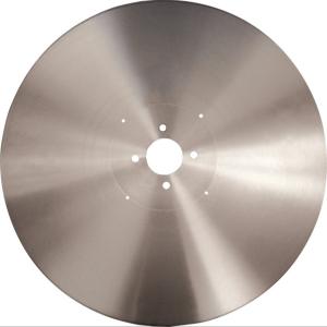 China Tissue Paper Cutting Log Saw Blade 24inch High Cutting Speed AISI D2 wholesale