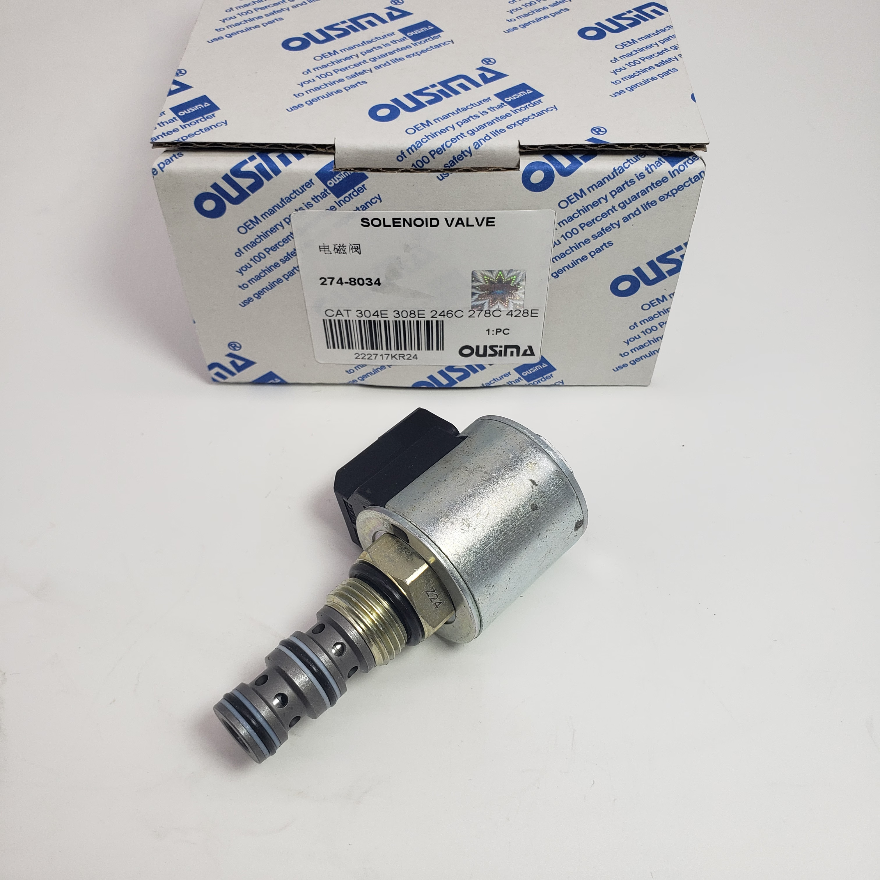 Solenoid Valve 274-8034 For CAT 303.5E 304E 308E 246C 272C