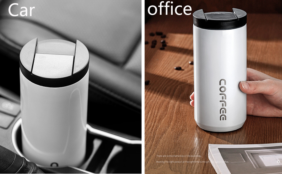 Warehouse Stock 350/500ml Metal Stainless Steel Travel Straight White Sublimation Tumbler Coffee Mug With Lids