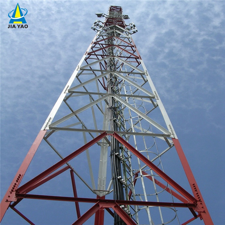 Manufacturer Price Design 15 25 35 45 55 65 M Meters Hot Dipped Gsm Antenna Telecommunication Tower