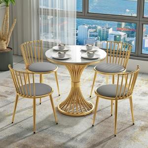 China Fancy Cafe Shop Chairs High Level Modern Stainless Steel PU Leather Leisure Coffee Chair wholesale
