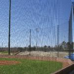PE PP Nylon Polyester Outdoor Sports Netting , Sports Barrier Netting