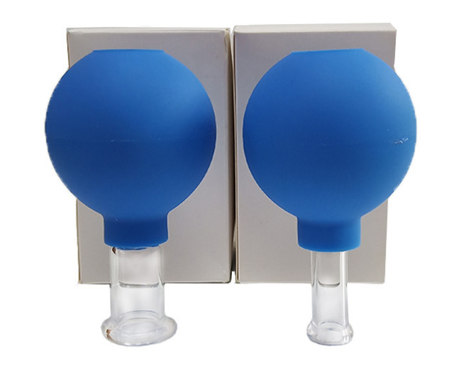 4pcs Anti Cellulite PVC Glass Suction Bulb Cupping Vacuum Cup Set Good Skin Care