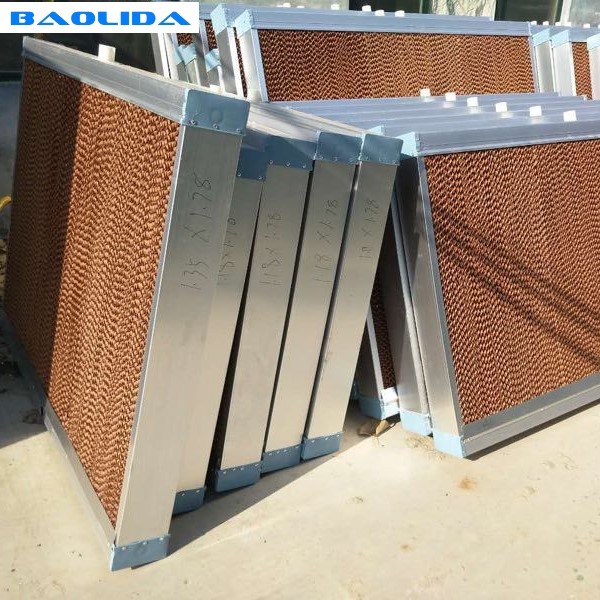 Single / Multi Span Greenhouse Negative Fan Cooling Pad Cooling System