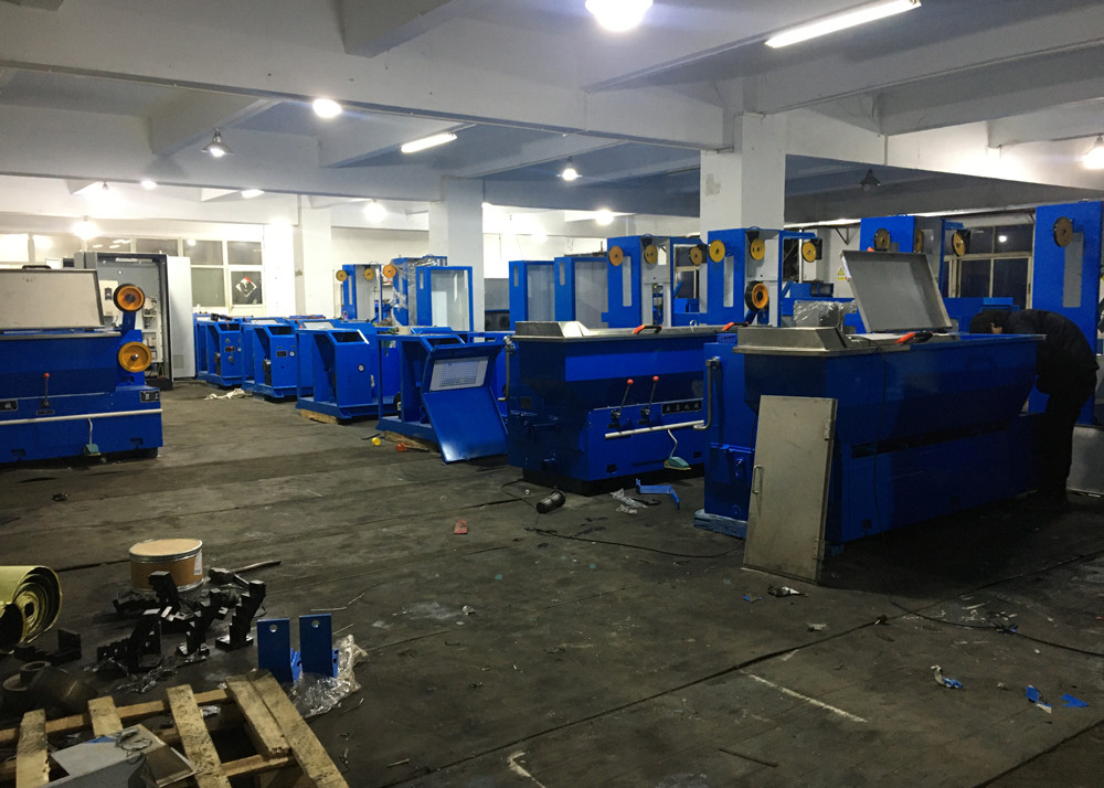 Copper Wire Drawing Machine With Annealing For Electric Cable Production Line