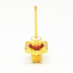 SMA Female Hermetically Sealed Flange RF Connector Microstrip Transmission Line