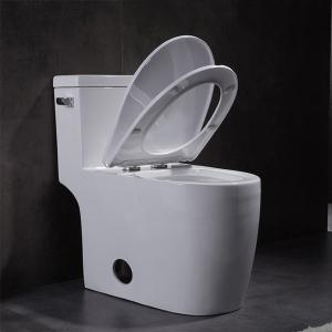 China American Standard One Piece Concealed Trapway Toilets Round 0.8GPF wholesale