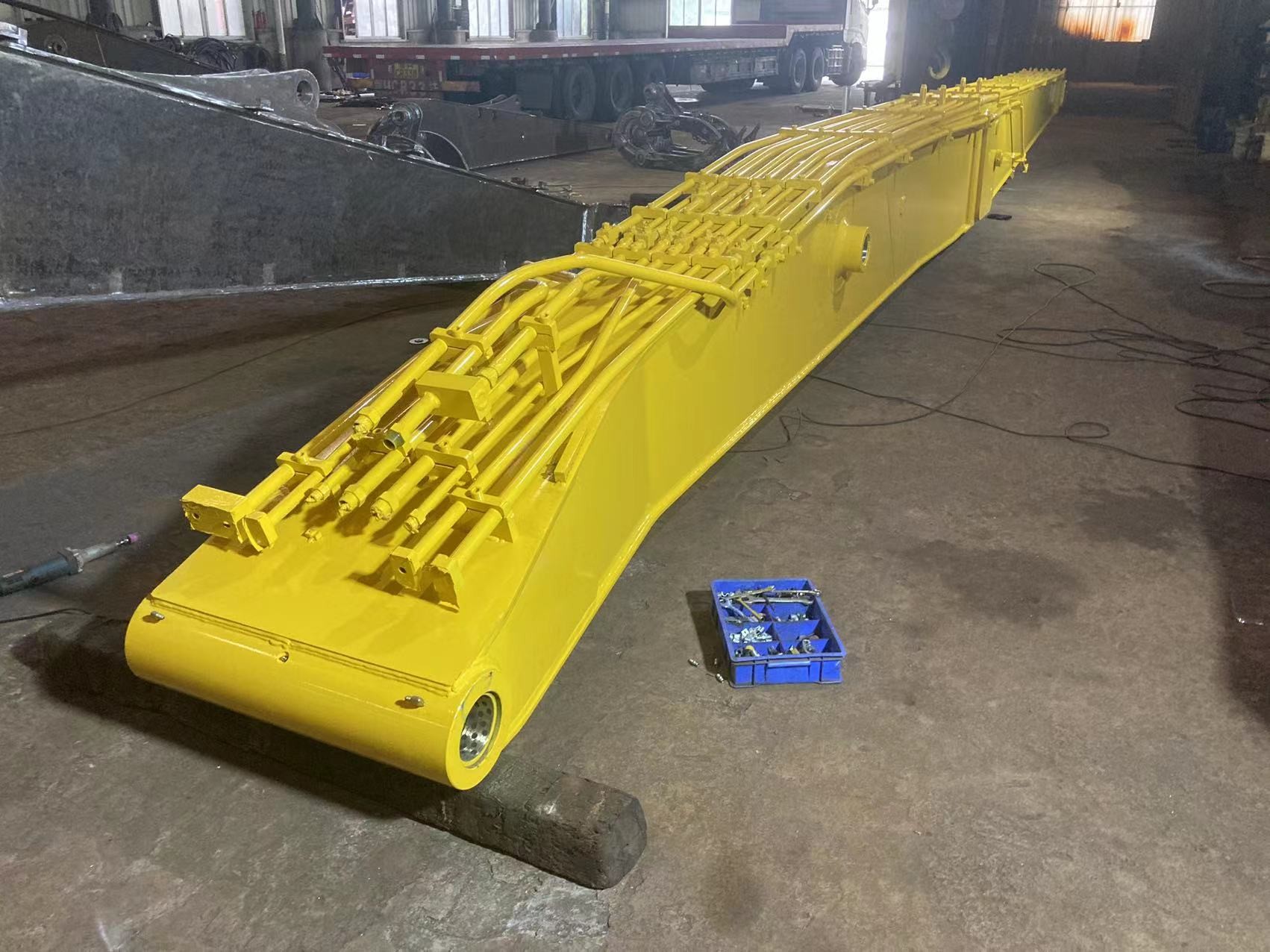 Multipurpose PC350 Excavator Long Arm Komatsu Attachments Antiwear 22 Meter