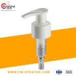 Gold White Hand Lotion Pump Dispenser Ribbed 1.3cc