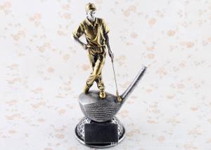 China British Open Championship Golf Ball Trophy With Metal Golf Figurines wholesale