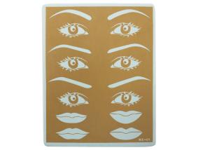 China Fake Tattoo Practice Skins Material for Permanent Makeup Eyebrow Lip Tattooing wholesale