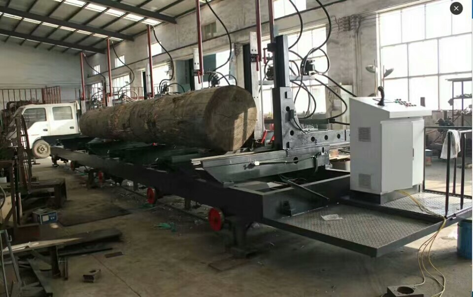MJ3212 CNC automatic wood cutting vertical band saw machine, log vertical sawmill
