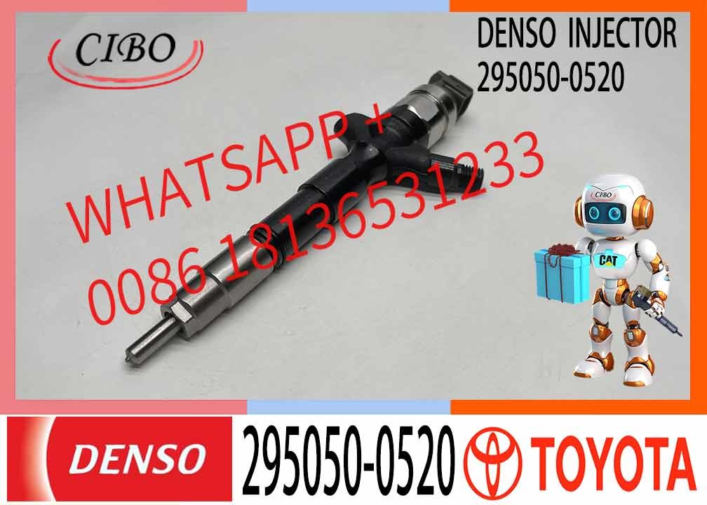 Good Selling 295050-0100 295050-0520 295050-0460 Diesel Injector Common Rail Fuel Injector Excavator 23670-09350 23670-39365