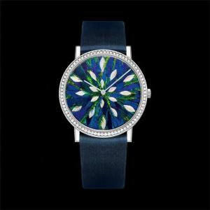 China 3BAR Stylish Blue Dial Leather Band Watch 1.4 Inch Minimalist Quartz wholesale